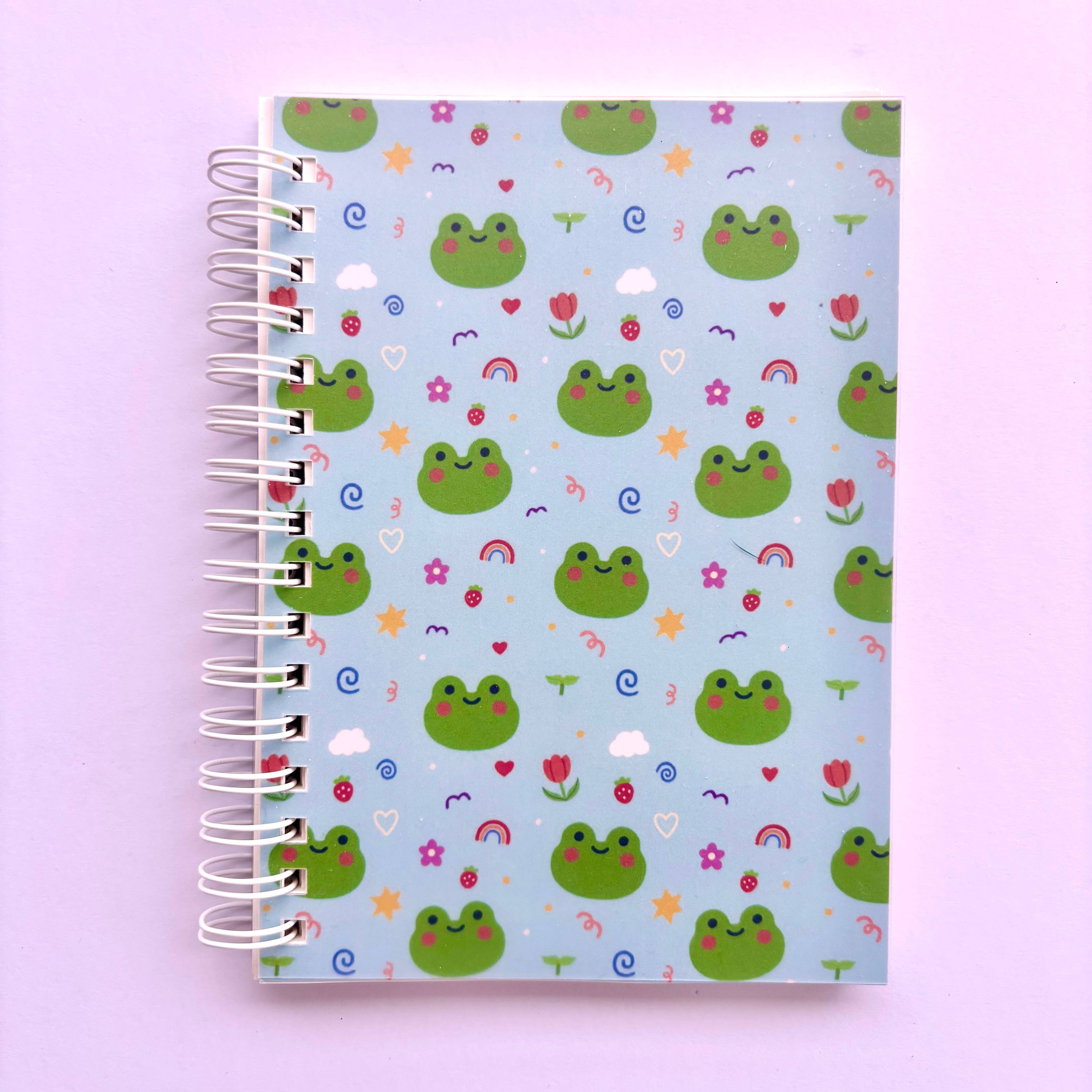 Cute Frog Pattern Reusable Sticker Book