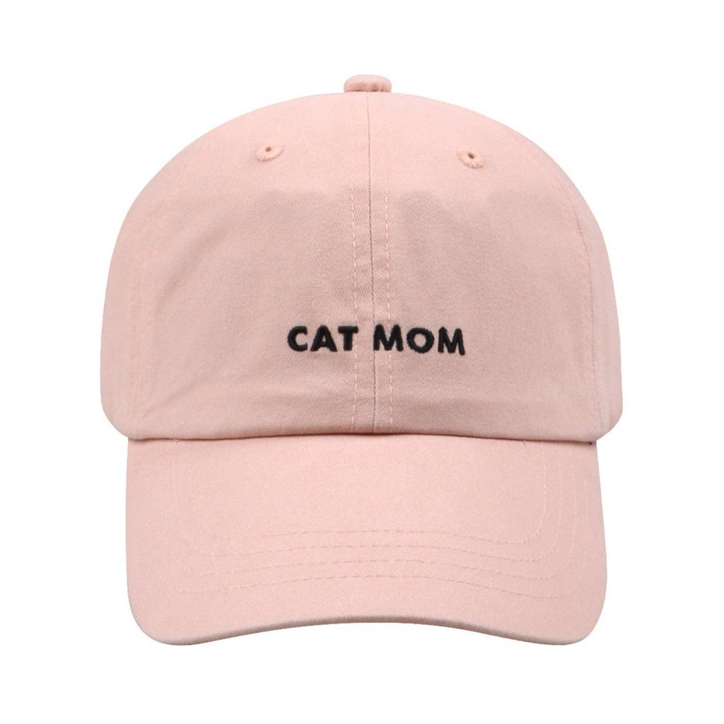 Cat Mom Hat | Embroidered Cat Mom Baseball Cap | Gift for Cat Lovers | HatPhile