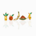 Tropical Fruit Basket Stud Set