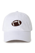 GAME DAY Chenille Football Patch Washed baseball cap