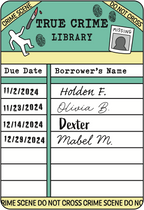 Library Dues Cards Bookish Tropes Book Plates