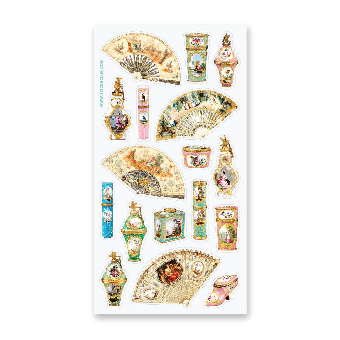 Fancy Rococo Sticker Sheet