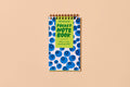Blueberries Letterpress Spiral Pocket Size Notebook