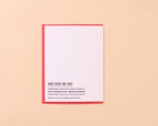 Rad Dad Letterpress Radish Greeting Card