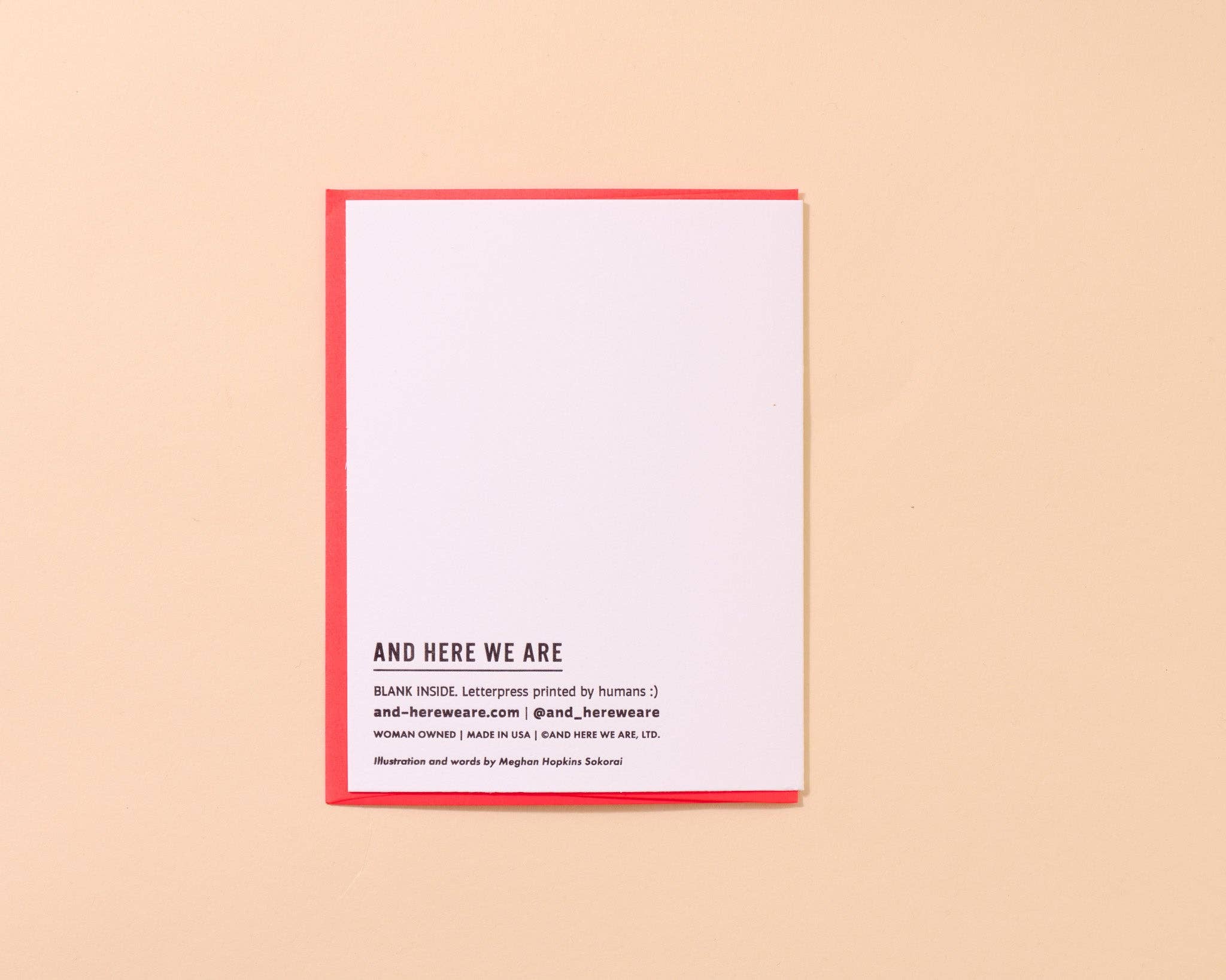 Rad Dad Letterpress Radish Greeting Card