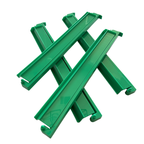 Mahjong Rack and Pusher Set of 4 - Solid Colors Pink Yellow Green Purple