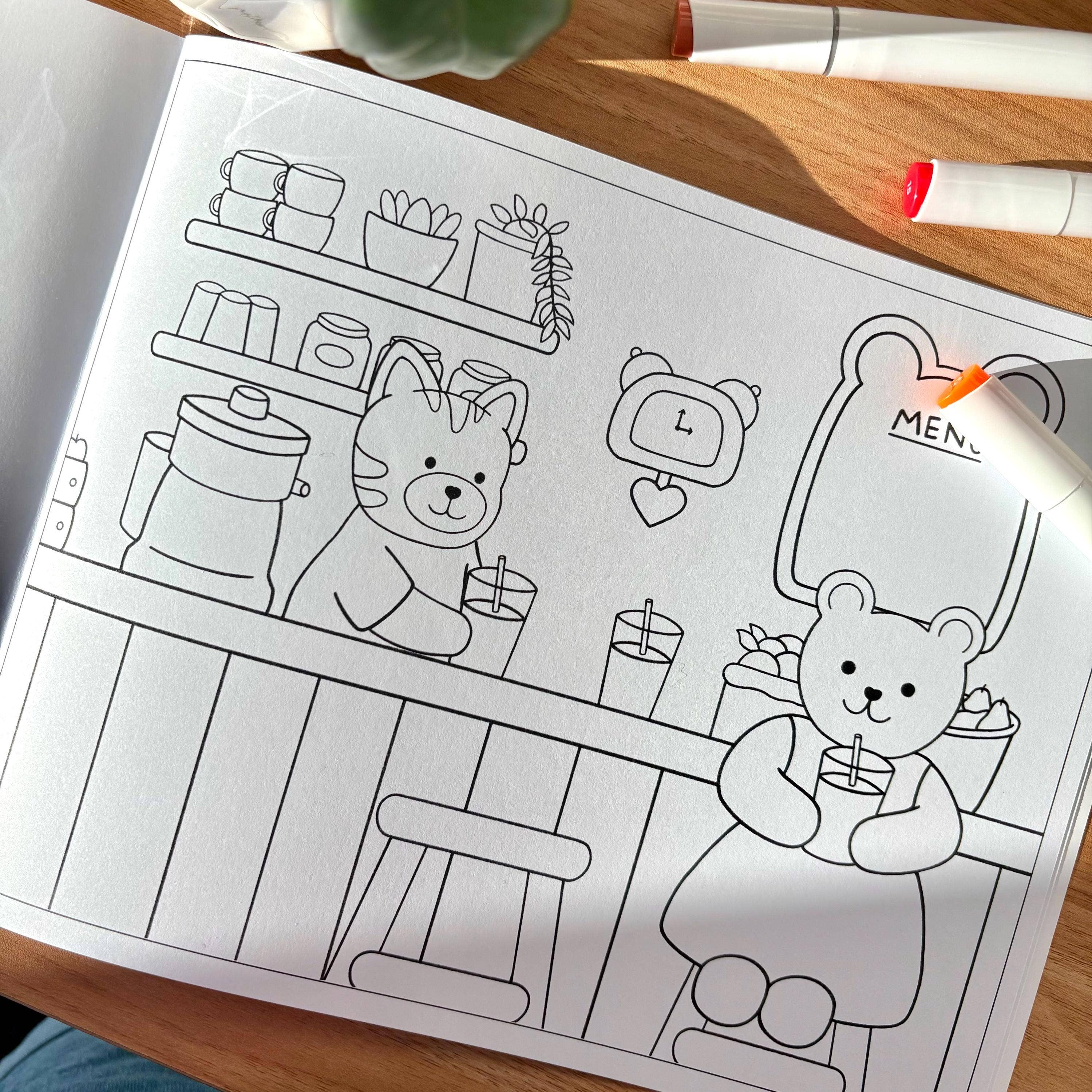 Cozy Days Coloring Book for All Ages