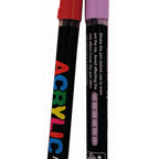 Acrylic Brush Markers - 24ct with Organizer Case