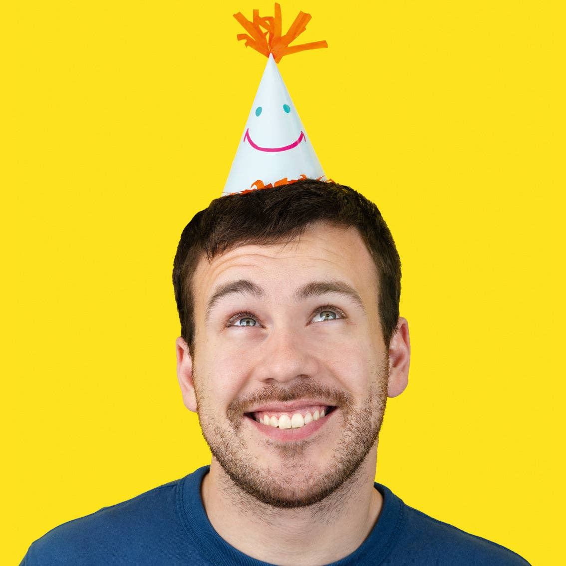 Happy Face Party Hats - 5 Pack | Pride Party Supplies |