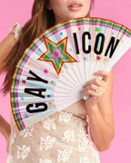 Pride Gay Icon Fan | rainbow, parade, festival