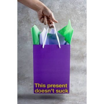 "This Present Doesn't Suck" Gift Bag