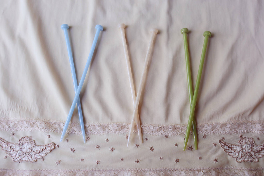 Knitting Needle Hair Stick Set