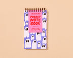 Ghost Letterpress Pocket-size Spiral Notebook