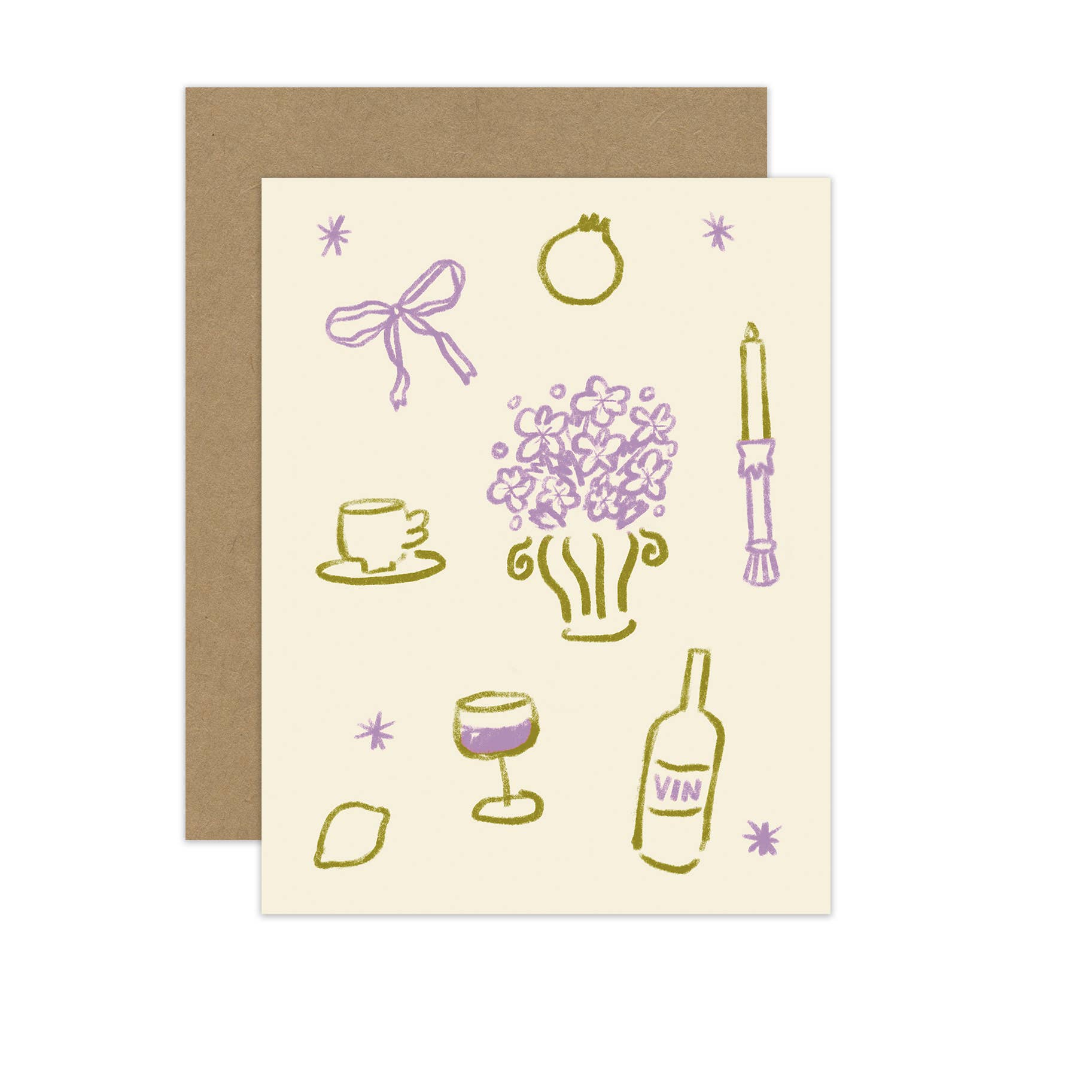 Dinner Party Greeting Card