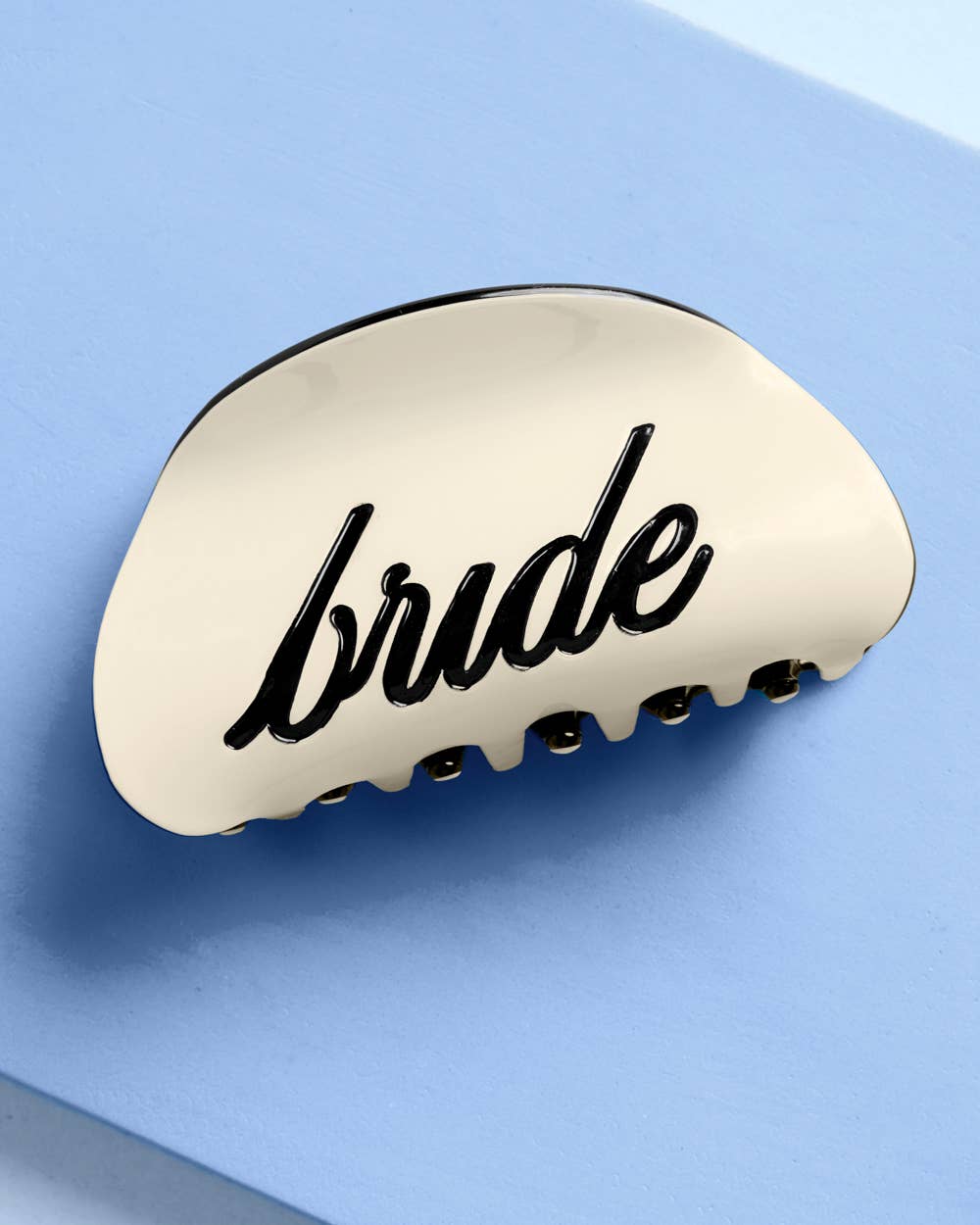 Bride Claw Clip | bridal hair accessories ivory black