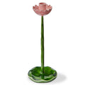 Flor Taper Holder Large Multi Enamel Iron Spring