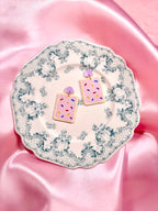 Pastel Sprinkle Tart Earrings