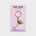 Espresso Martini Enamel Keychain Bag Charm