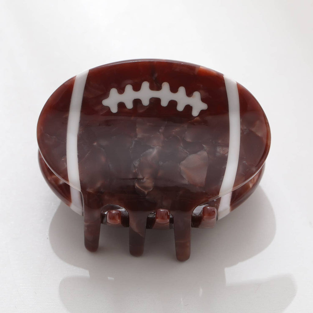 Mini Football Claw Clip