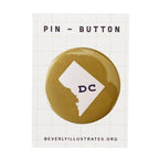 Washington Dc Pin Back Button