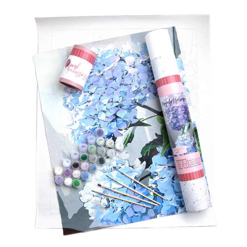 Happily Hydrangea Paint by Numbers