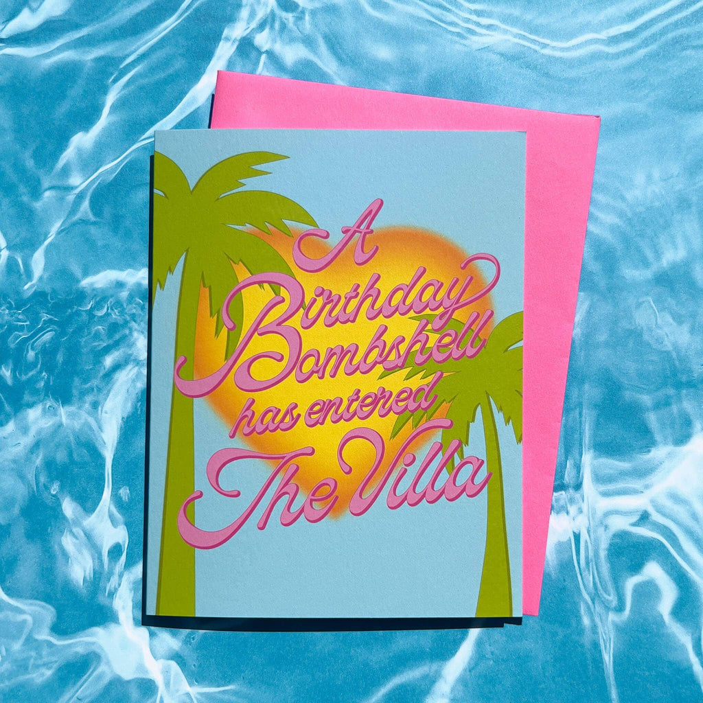 Birthday Bombshell Love Island Card