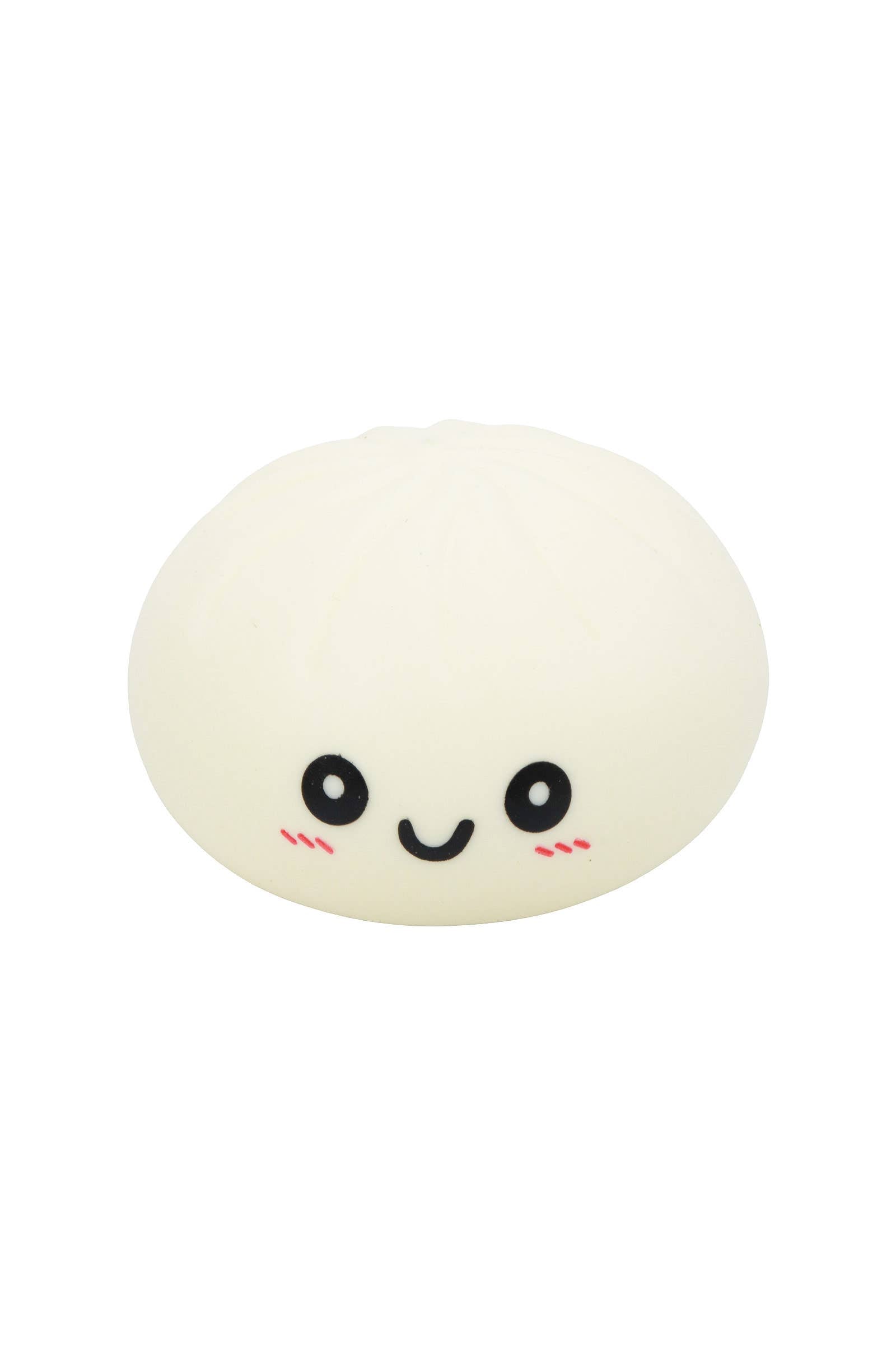 Solid Bao Bun Dumpling Gel Slime Filled Squishy - 12 Pcs
