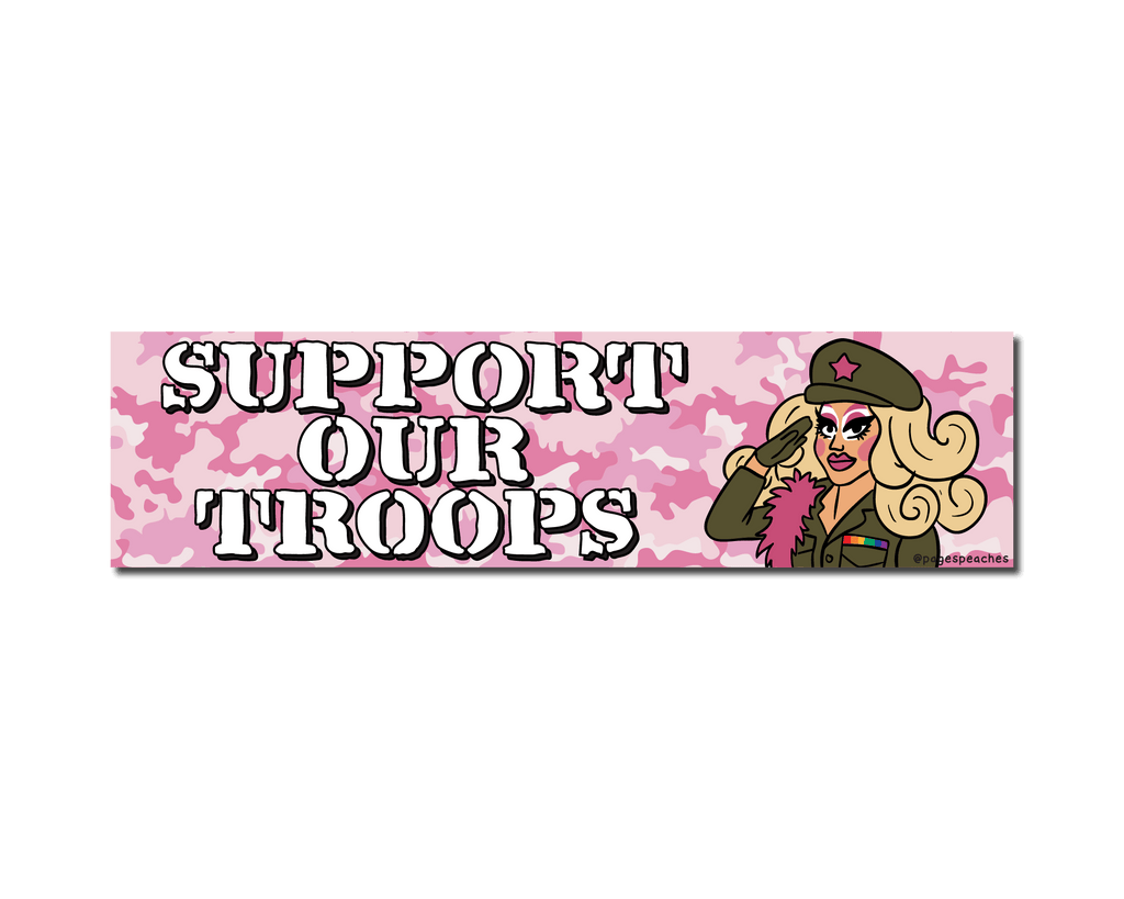 Support Our Troops Bumper Sticker