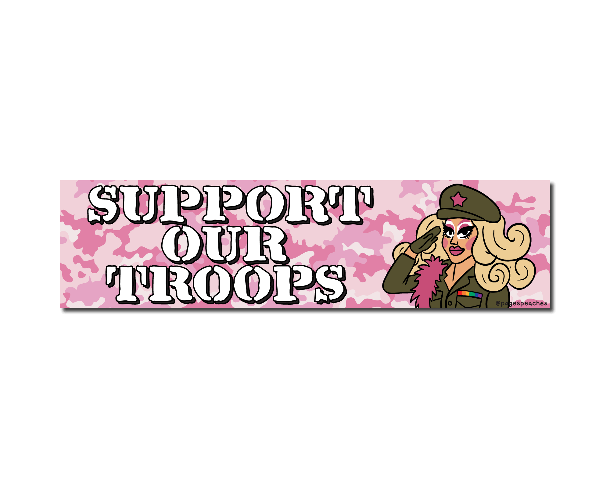 Support Our Troops Bumper Sticker