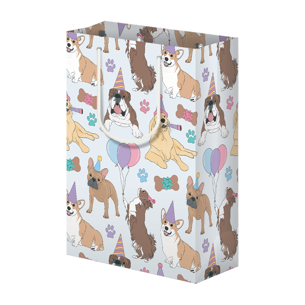 Let's Pawty Birthday Dogs Gift Bag