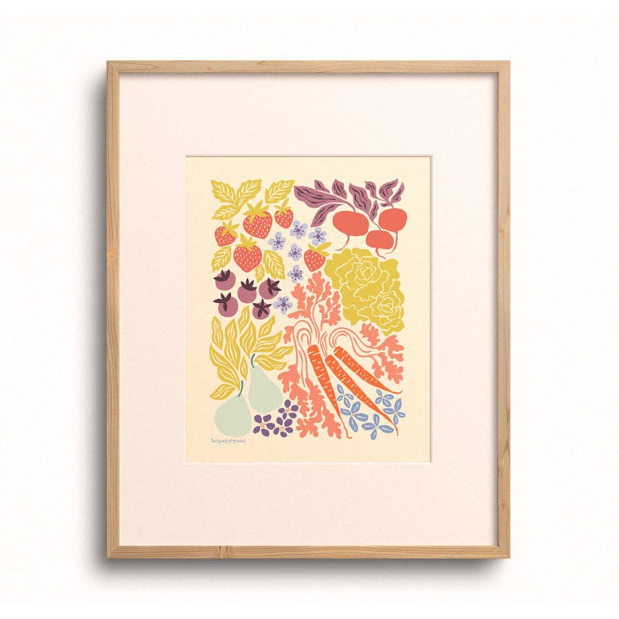 Farmers Market Art Print