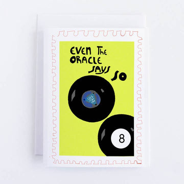 Do You Need An Oracle To Tell You? Greeting Card Card