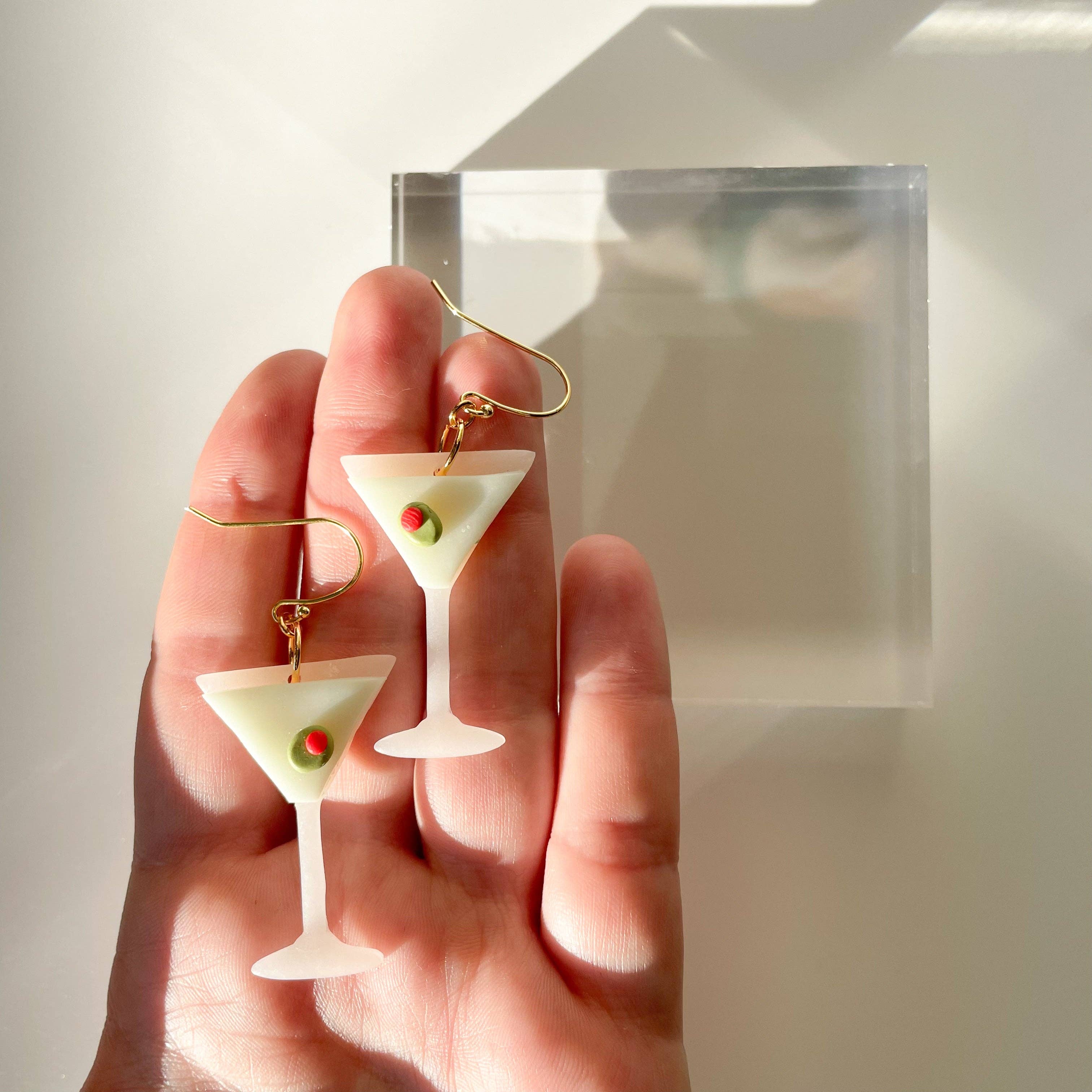Martini Glass Earrings