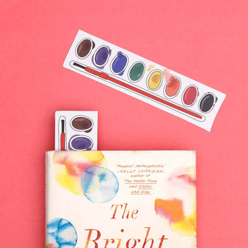 Watercolor Paint Tray Bookmark