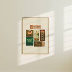 Zodiac Vintage Inspired Matchbook/Matchbox Prints