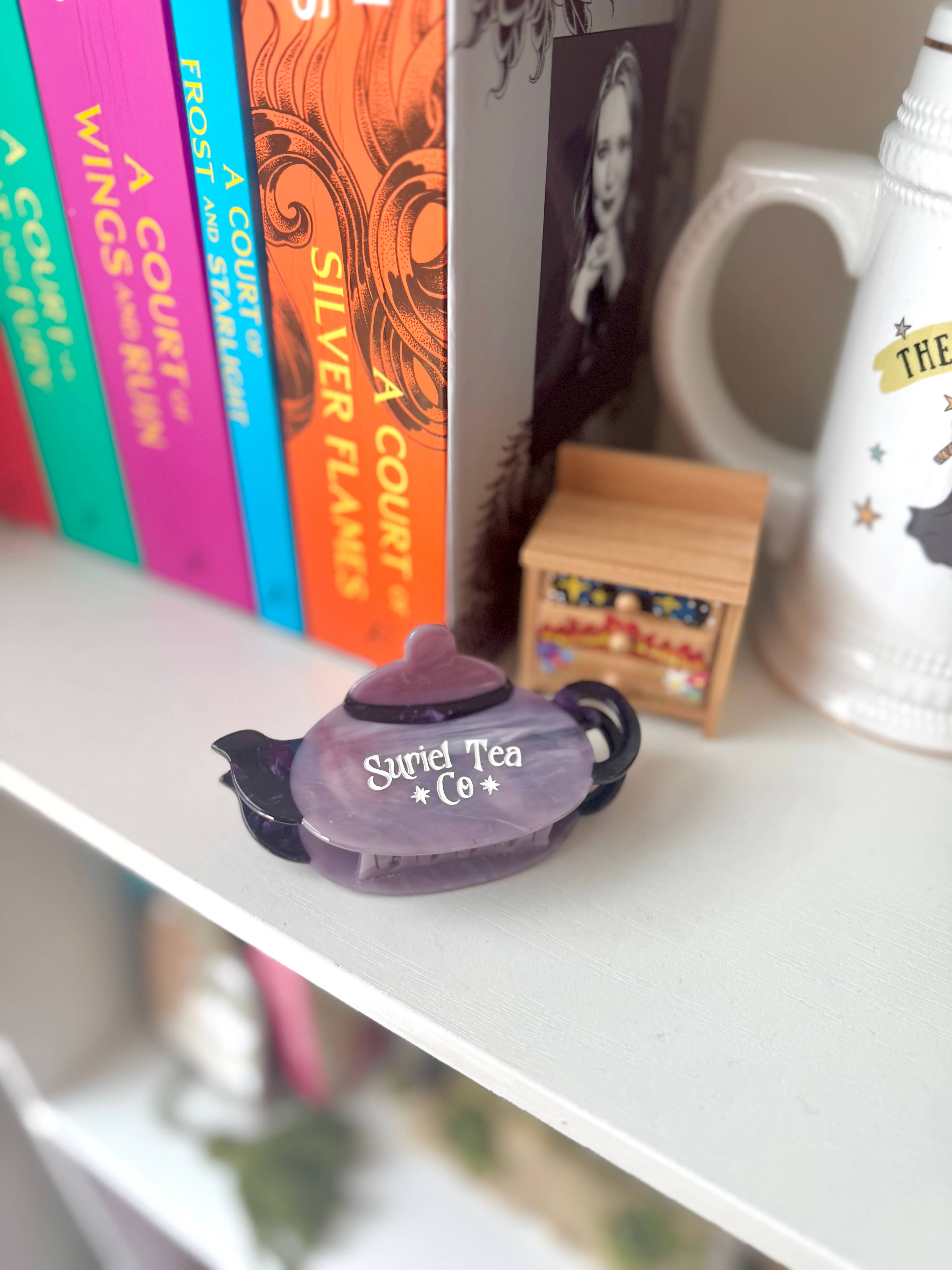 Suriel Tea Co ACOTAR Claw Clip, Bookish Hair Accessories