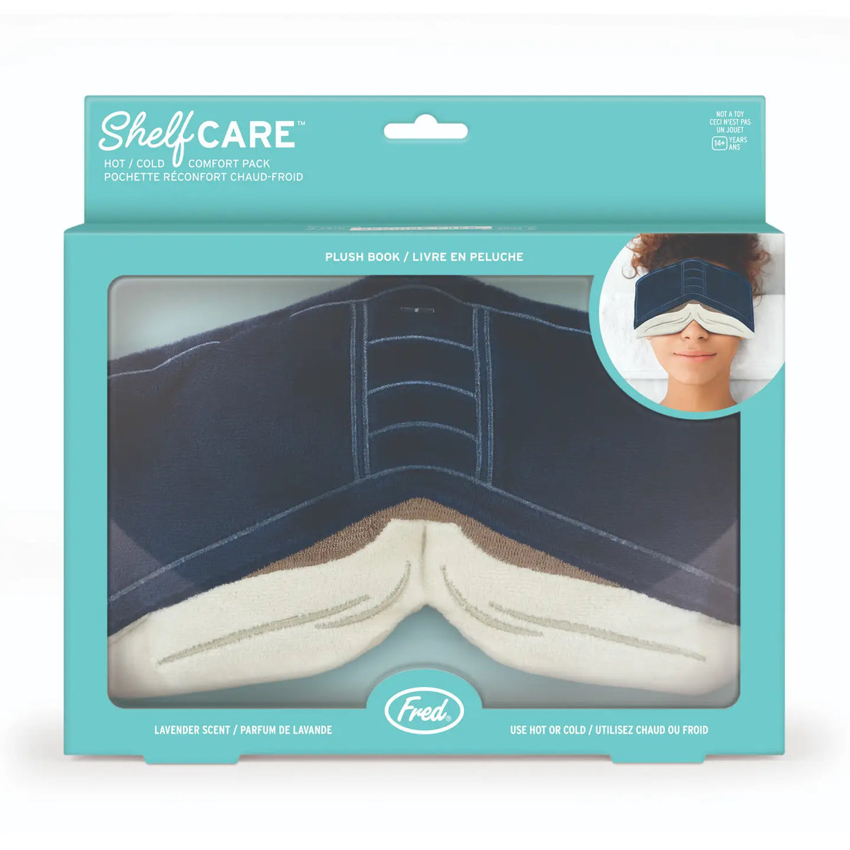 SHELF CARE plush book eye mask