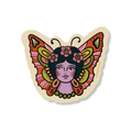 Purple Moth Girl Sticker