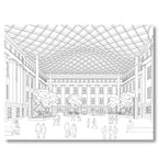 Color Washington DC coloring book