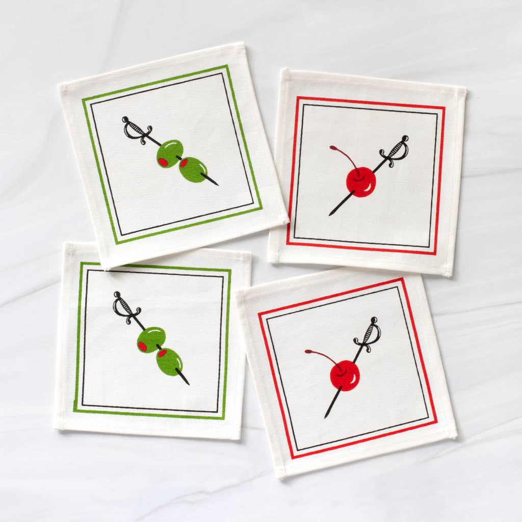 Garnish Swords Cocktail Napkin Set