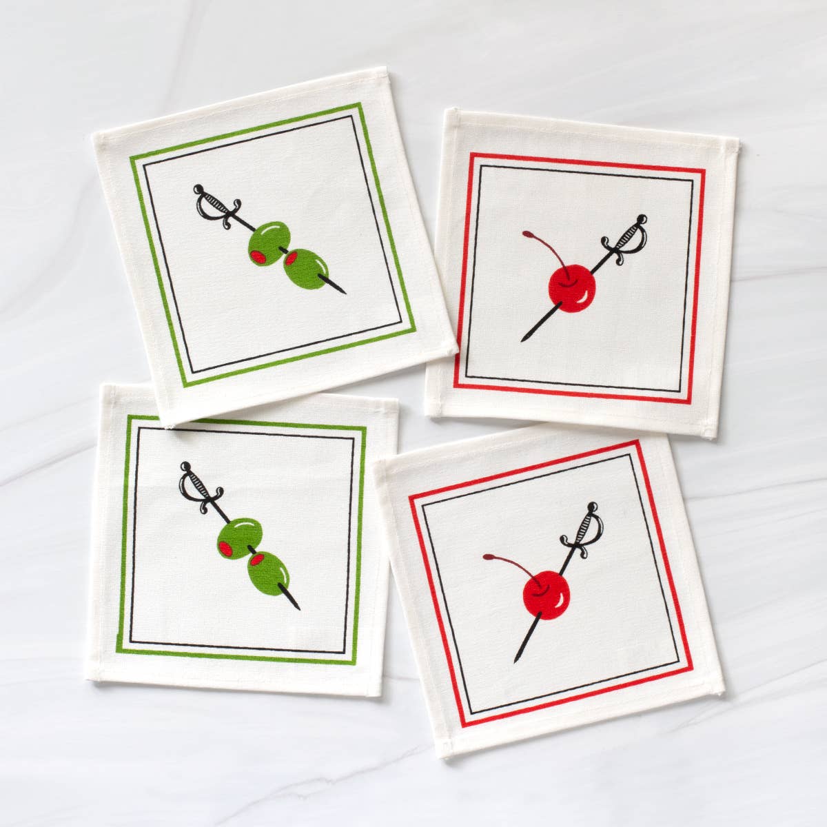 Garnish Swords Cocktail Napkin Set