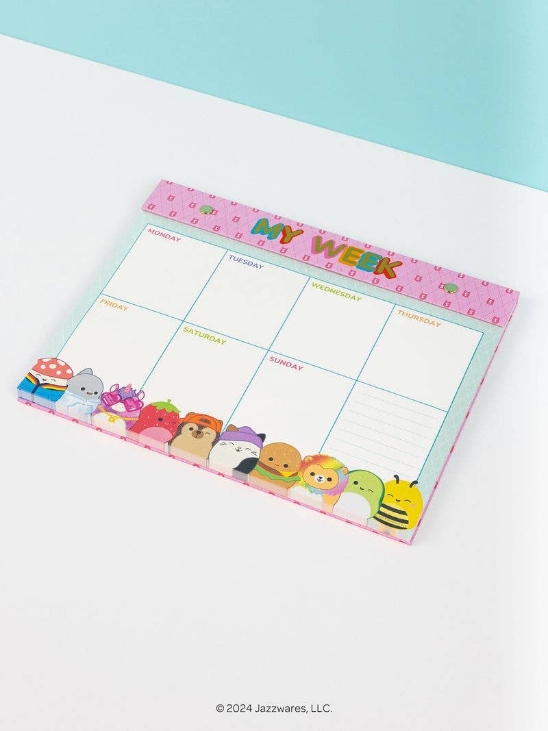 Back-to-Campus Squad Weekly Desk Pad
