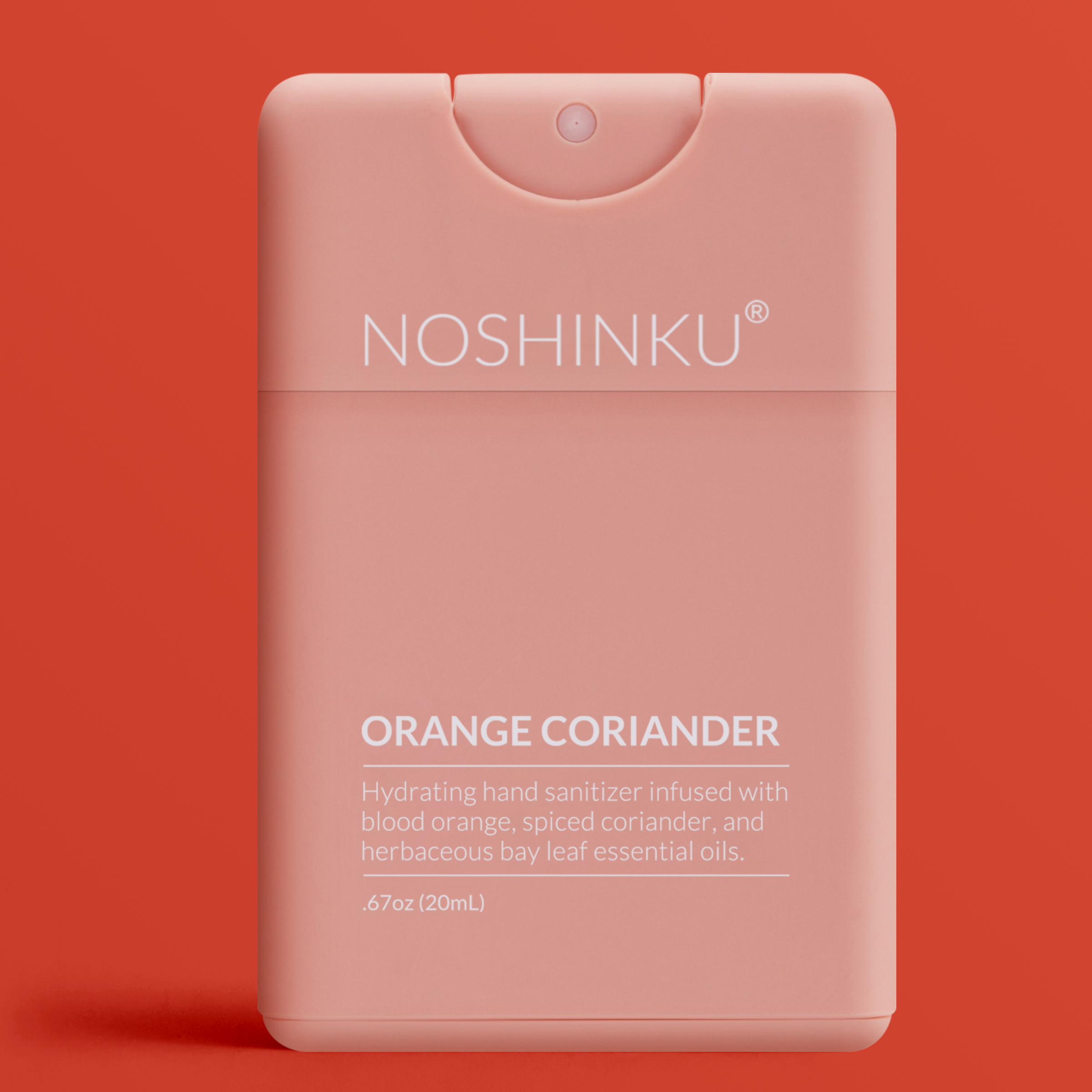 Refillable Orange Coriander Moisturizing Hand Sanitizer
