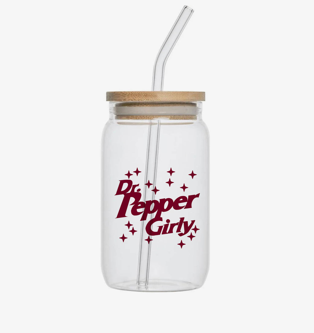 Dr. Pepper Girly Beer Can Glass