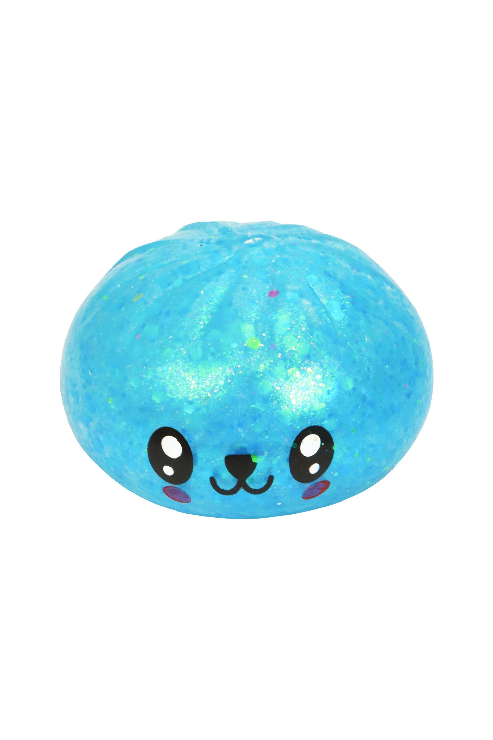 Glittery Bao Bun Dumpling Water Bead Filled Squishy - 12 Pcs