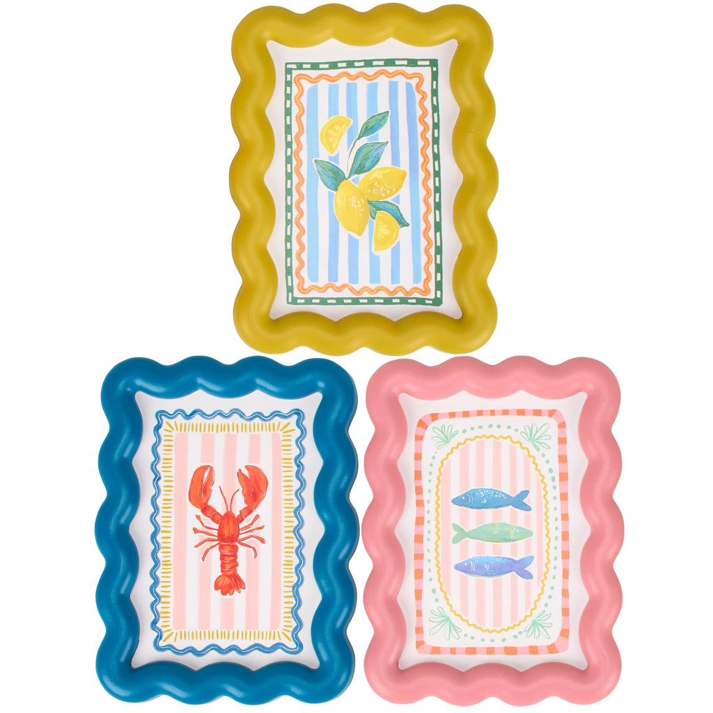 Italian Coastal Framed Art Set