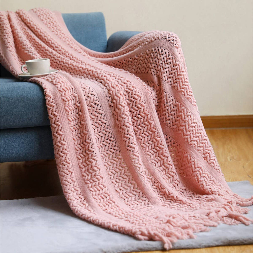 Soft Warm Chunky Knit Blanket