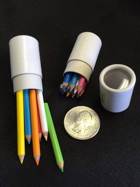 Mini Pencils in Mini Paper Tube