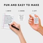 Little Letter Shrink Keyring Kit | Craft Kits
