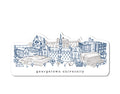 Georgetown University Minimalist Sticker